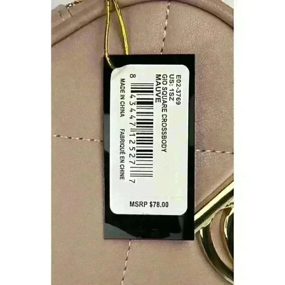 NEW! Bebe Women's Gio Square Crossbody Bag NWT $78 - Picture 4 of 4